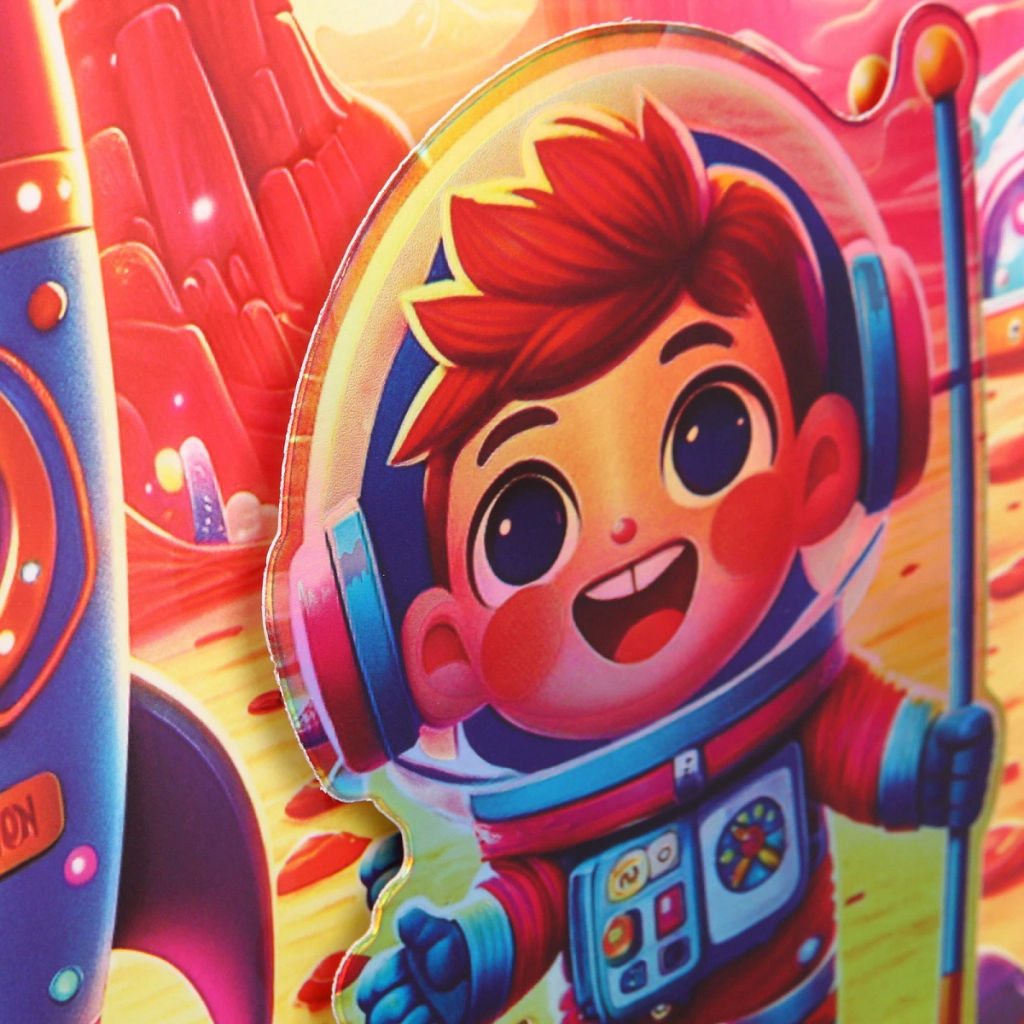 Пакет подарочный "Другая планета" 31*42*12 см