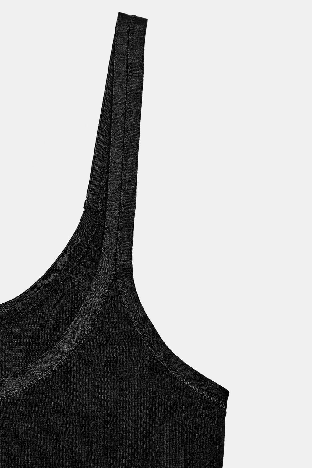 SOFT INTERLOCK TOP WITH DRAPED SIDE DETAIL - Zara фото 16