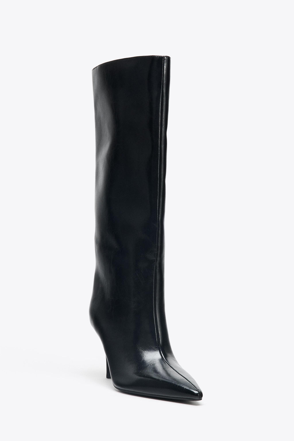 KITTEN HEEL KNEE-HIGH BOOTS - Zara фото 5
