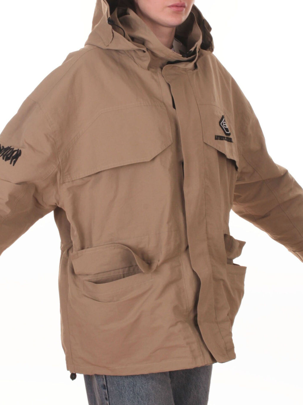 3104 DK. BEIGE Куртка демисезонная женская (100 гр. холлофайбер) - Fashion фото 2