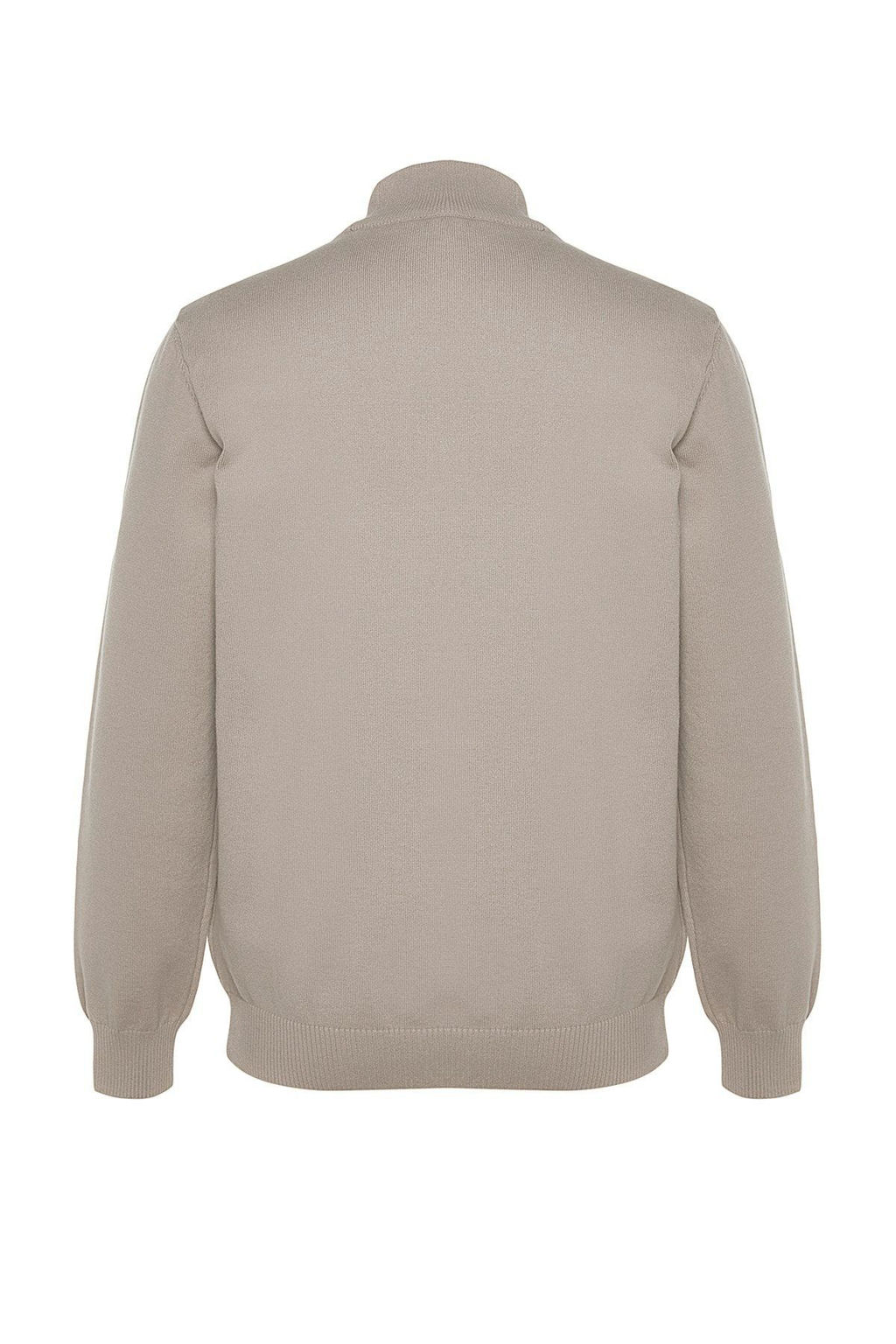 TRENDYOL MAN Premium Camel Regular Fit Yar?m Bal?kc? Yaka Yumusak Basic Triko Kazak TMNAW24KZ00055 - Trendyolmilla фото 30