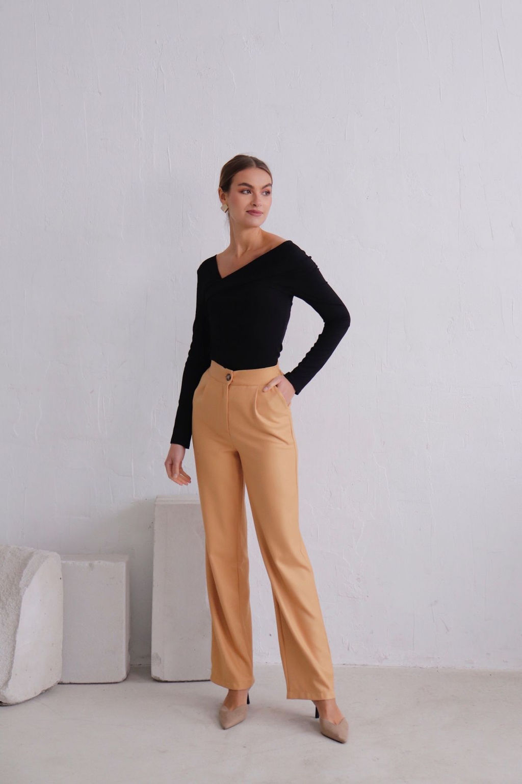 11178 Брюки бежевые - Martichelli фото 7