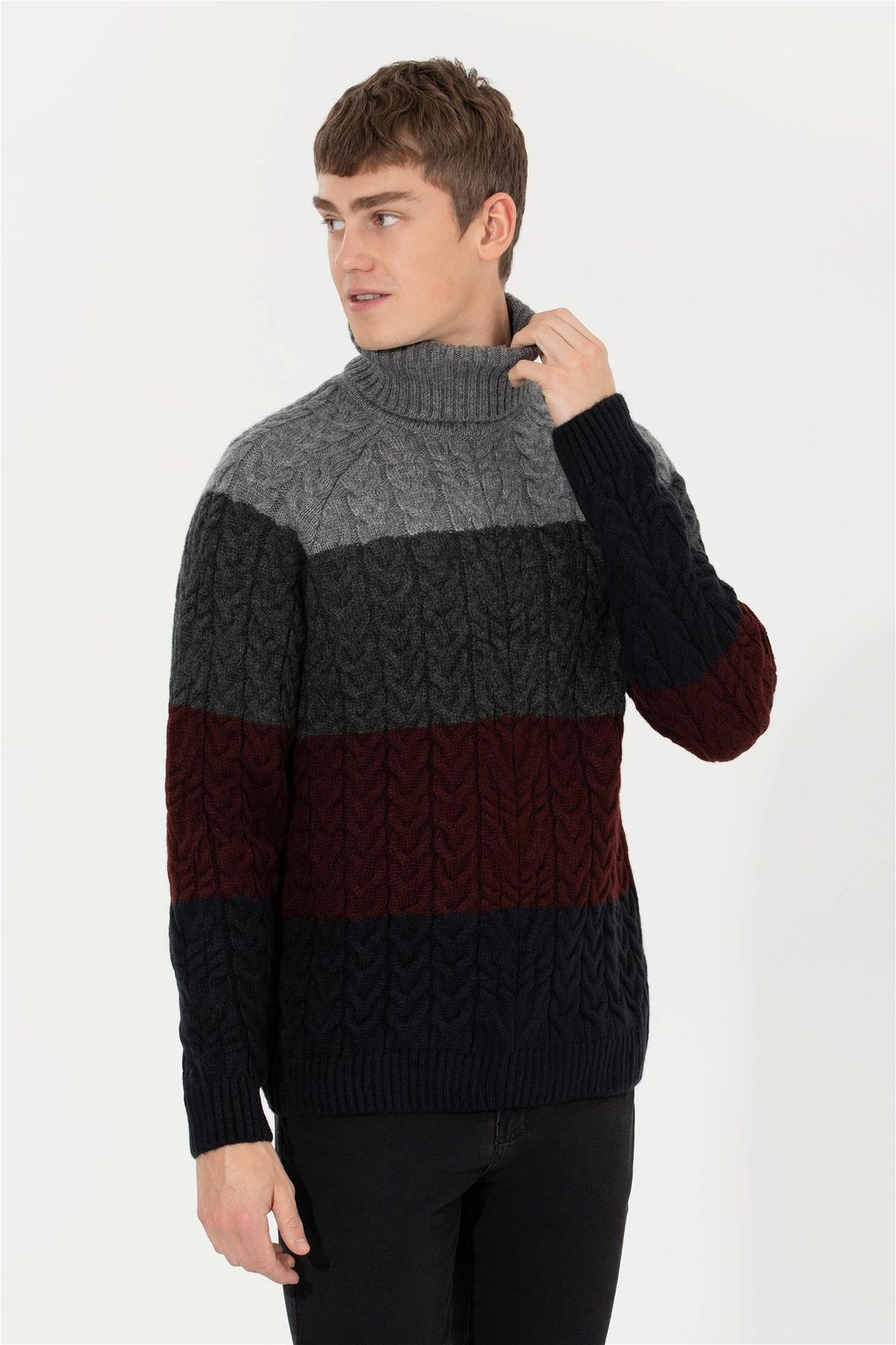 U. S. Polo Assn Мужской темно-синий свитер - U.s. polo assn фото 3