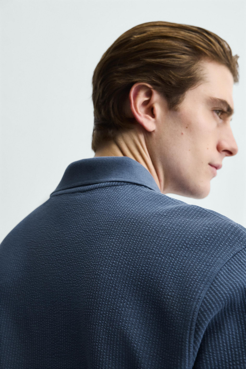 POLO ESTRUCTURA RAYAS / Azul?n - Zara фото 6