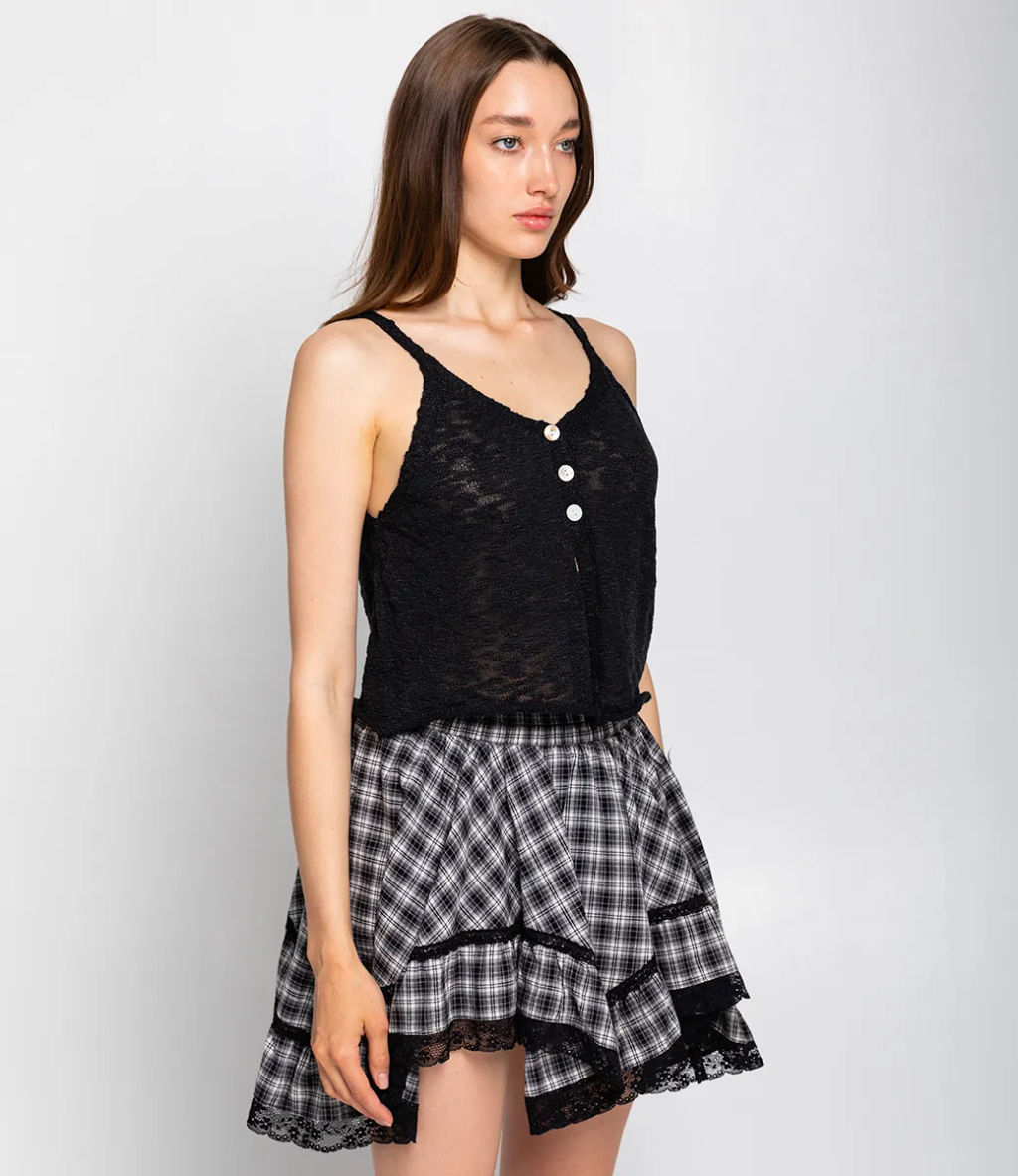 Топ #КТ22726, чёрный