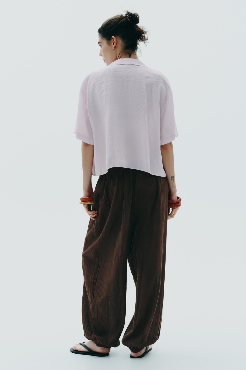 FLOWING SHIRT WITH POCKET - Zara фото 29