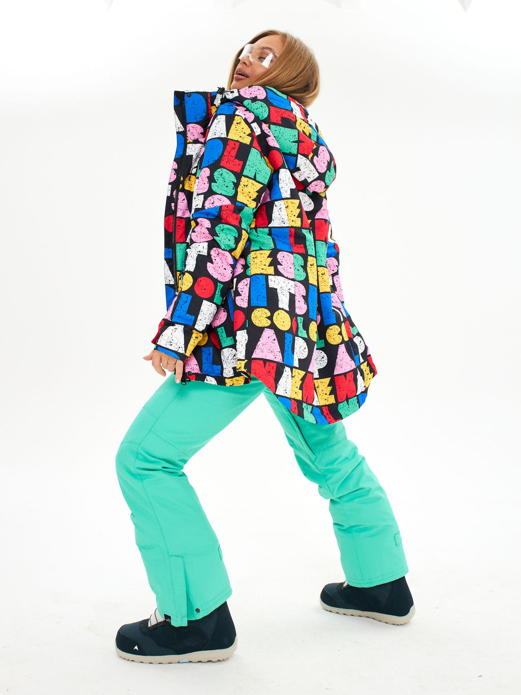 Женская горнолыжная сноубордическая куртка Alpha Endless Ultra Chaleur SNB 423/316_7 Разноцветный  фото 31