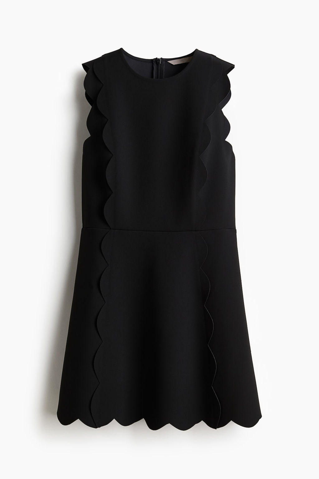 Scalloped twill dress - H&m фото 4