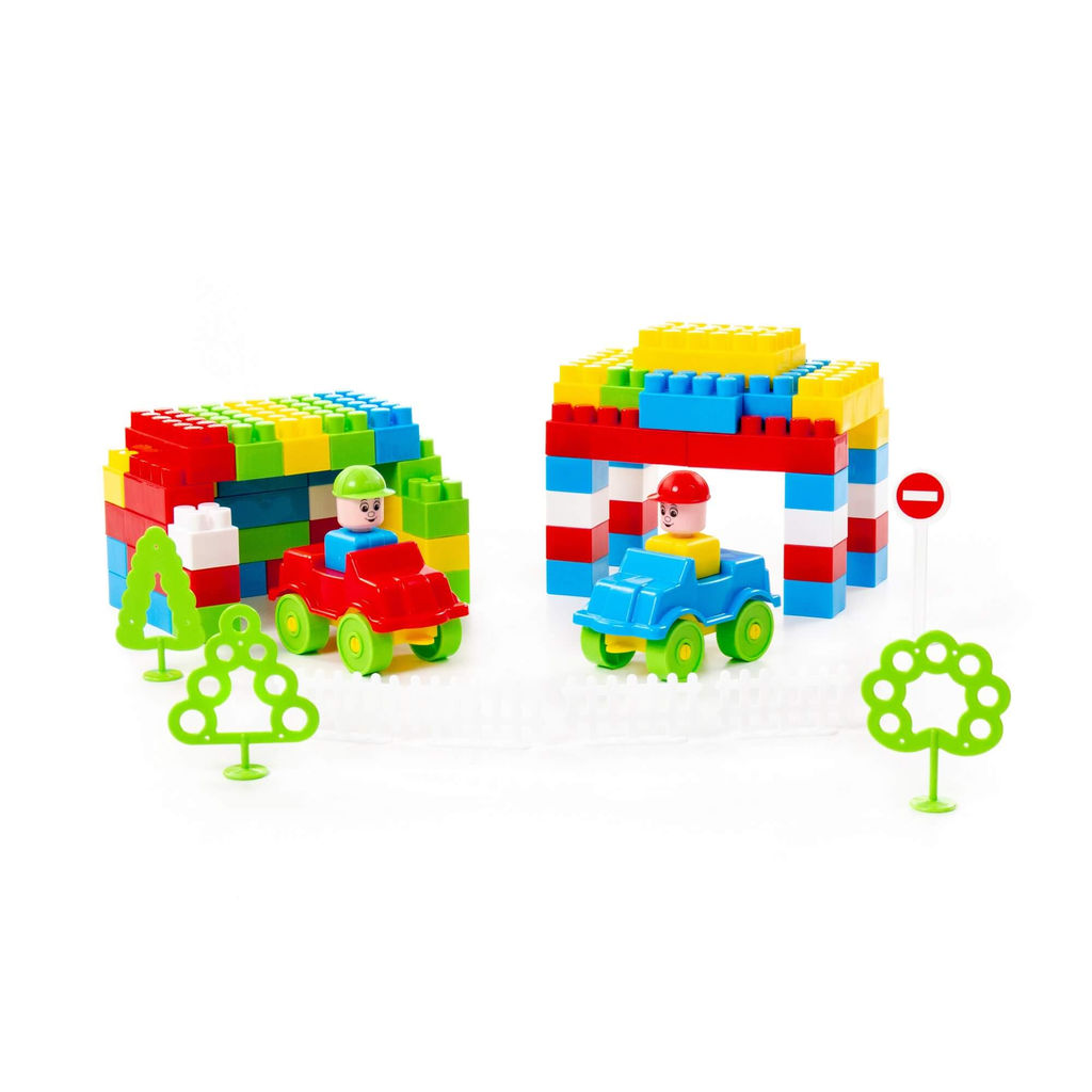 Конструктор Строитель (181 элемент) (в пакете) - Полесье фото 6