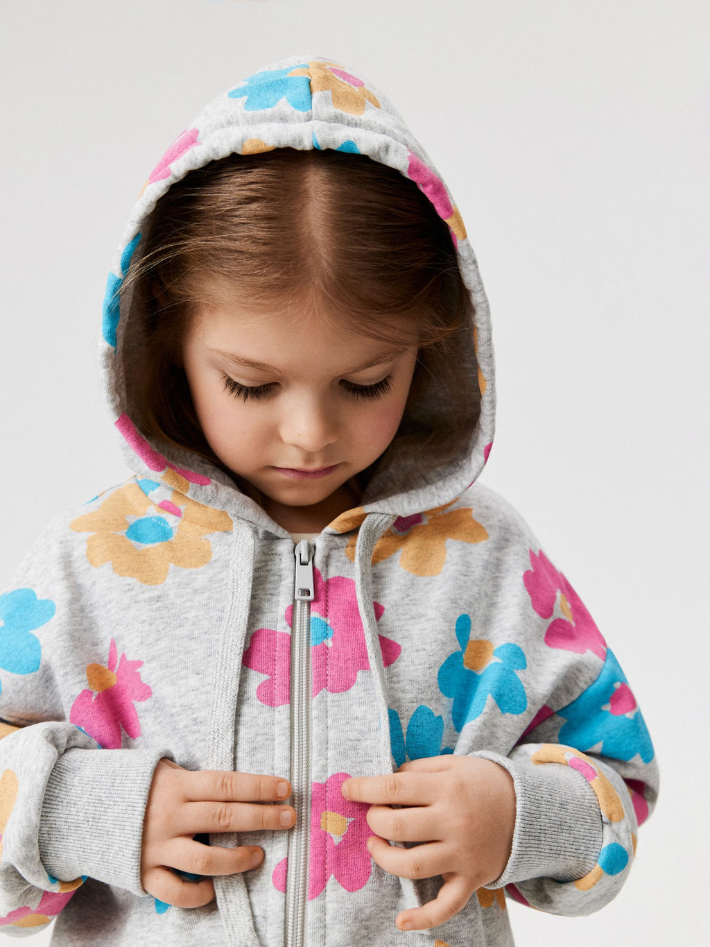 ACOOLA / Куртка (толстовка) детская для девочек Hagenia_jk разноцветный  фото 5