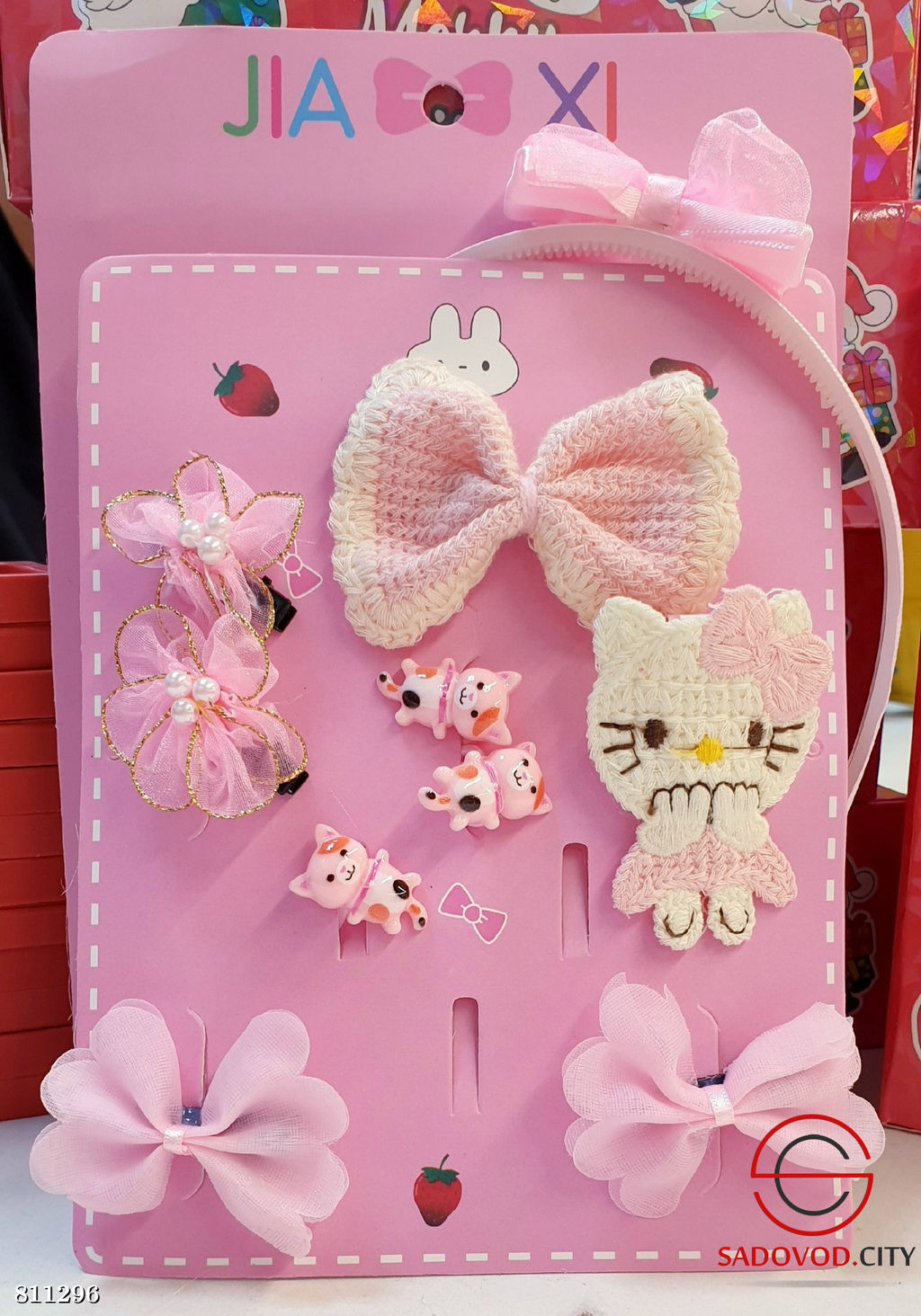Набор детский (заколки,резинки)