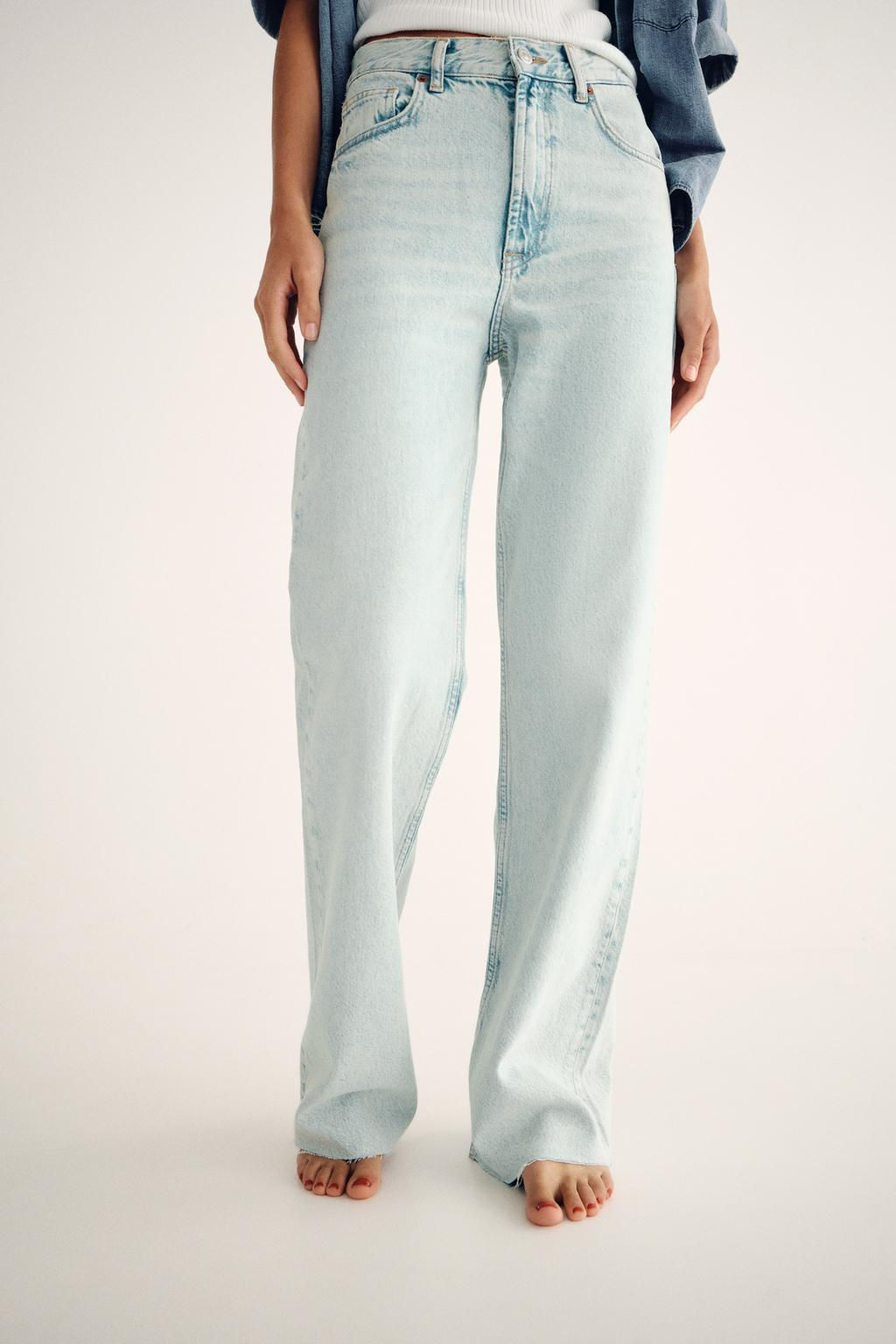 TRF WIDE-LEG HIGH-WAIST JEANS - Zara фото 40