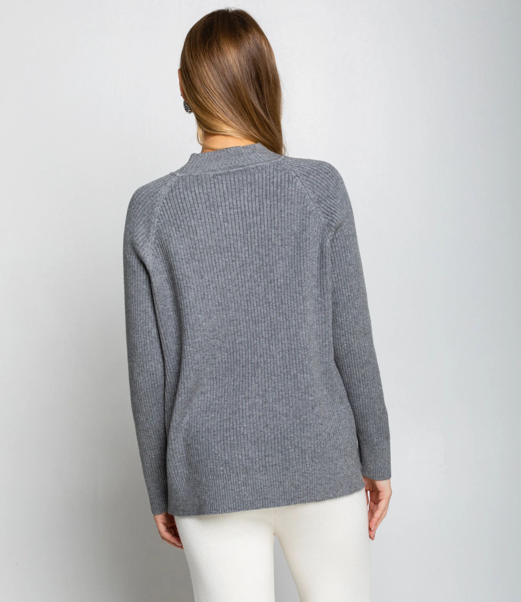 Джемпер #КТ8210, серый