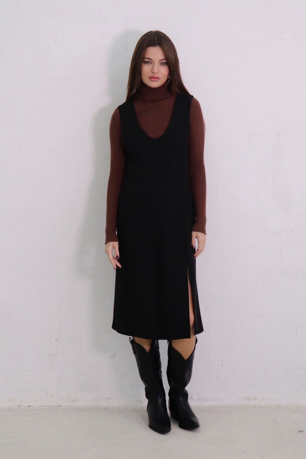 Сарафан базовый с разрезом - Martichelli фото 19