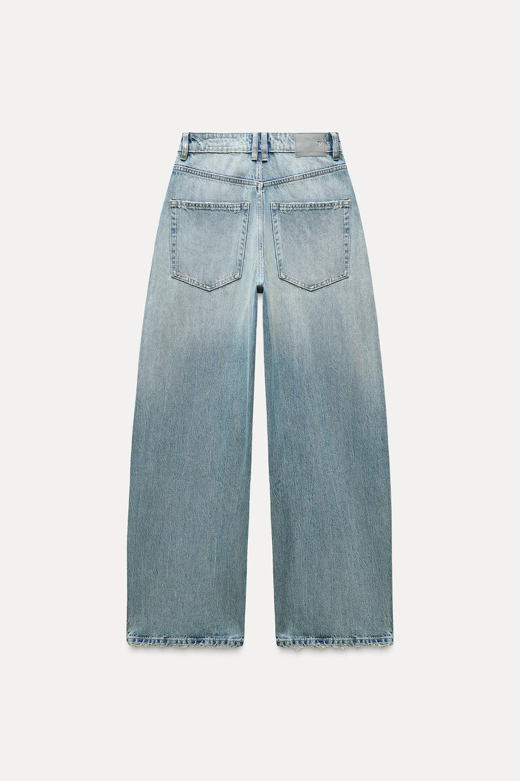 TRF MID-WAIST BAGGY JEANS - Zara фото 4