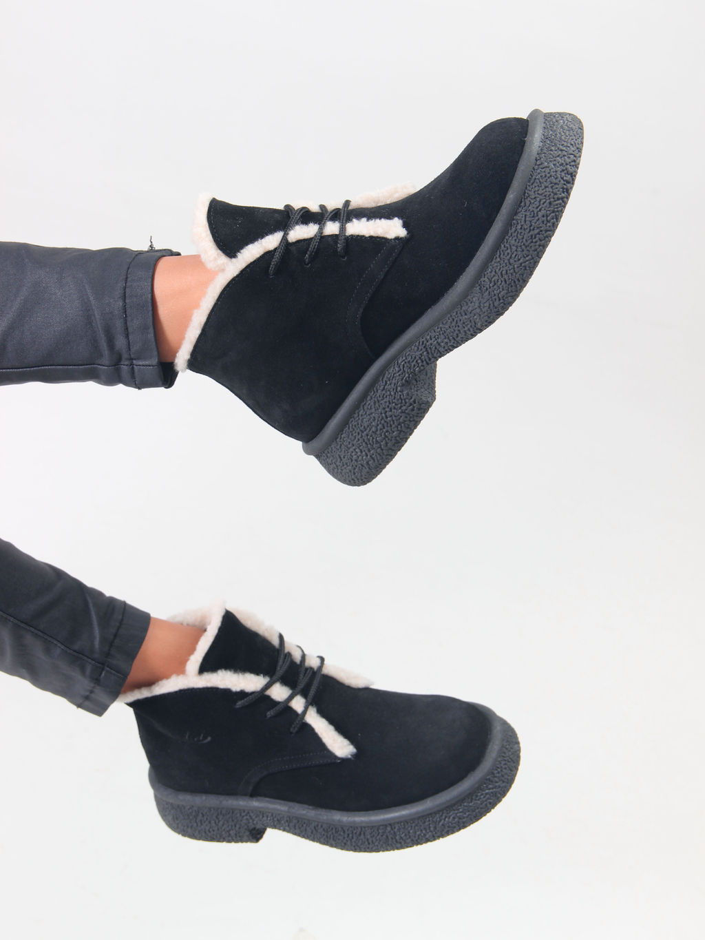 Ботинки EDART 308.агата bl. черный замша/шерсть - Ed'art фото 11