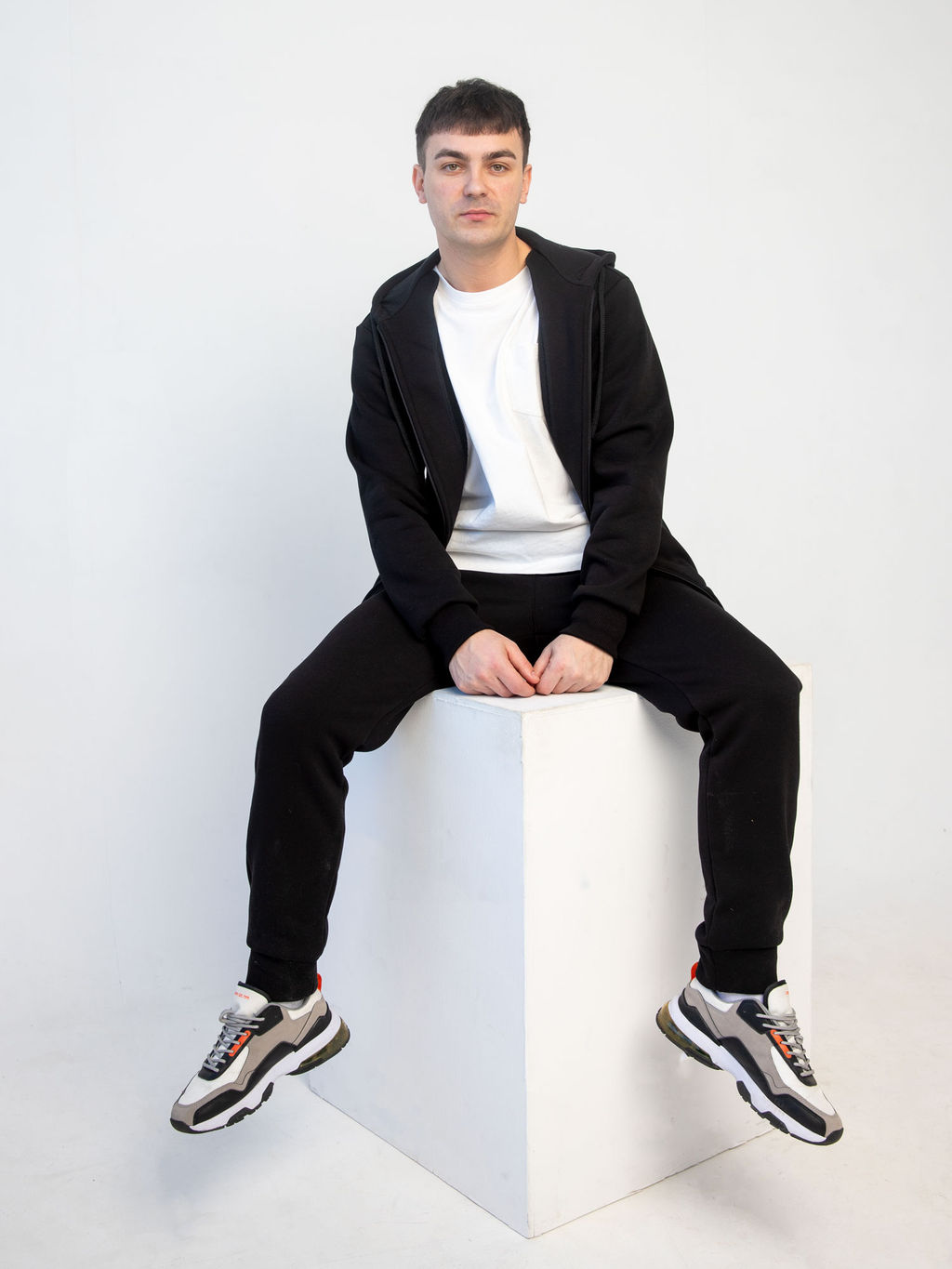 Мужской Спортивный костюм БГ016 Темный графит от Спортсоло - Sportsolo фото 14