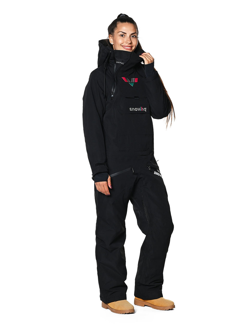 Комбинезон BB-0209 Черный - Snow headquarter фото 8