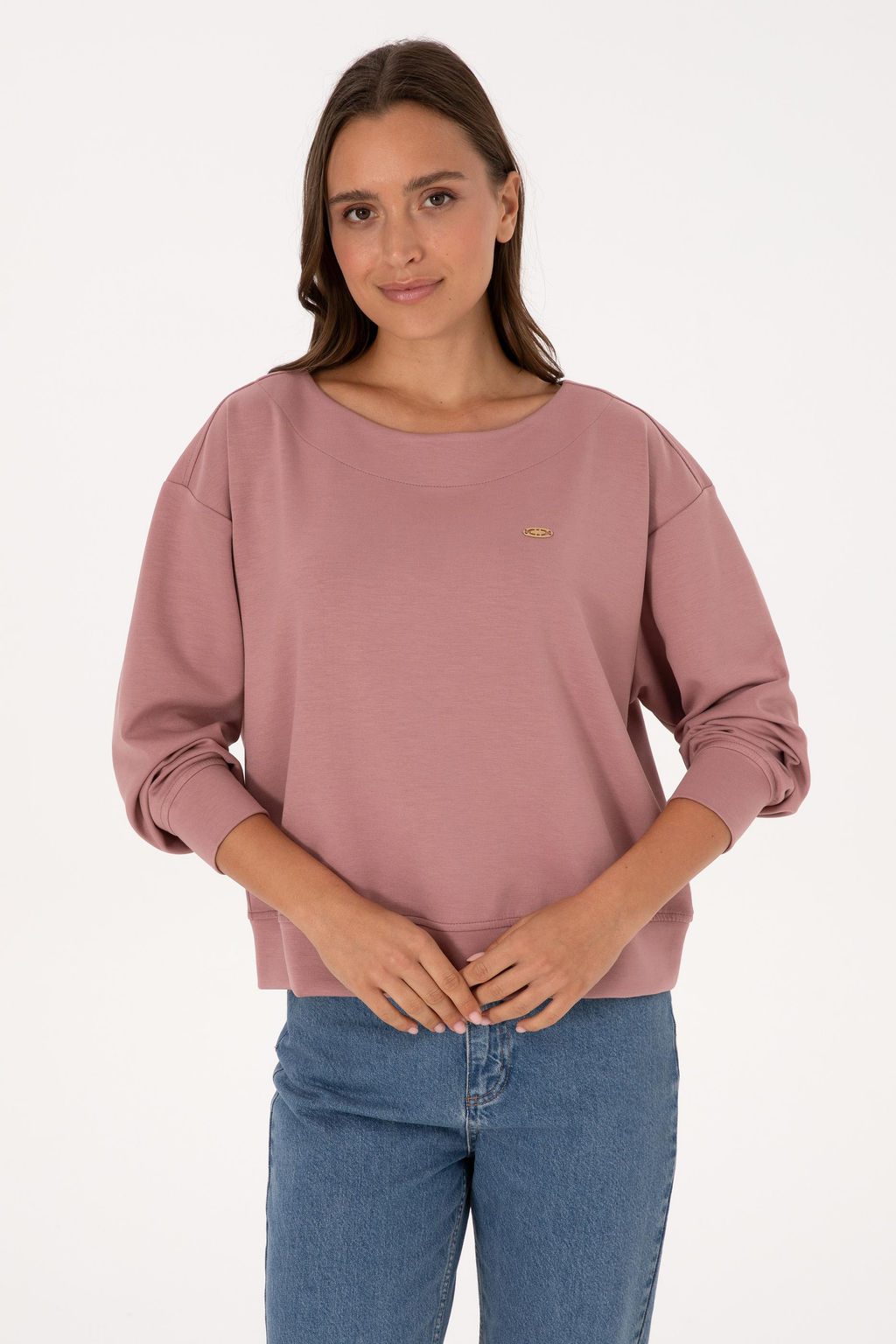Kad_n Orkide Sweatshirt Sepette S_rpriz _ndirim