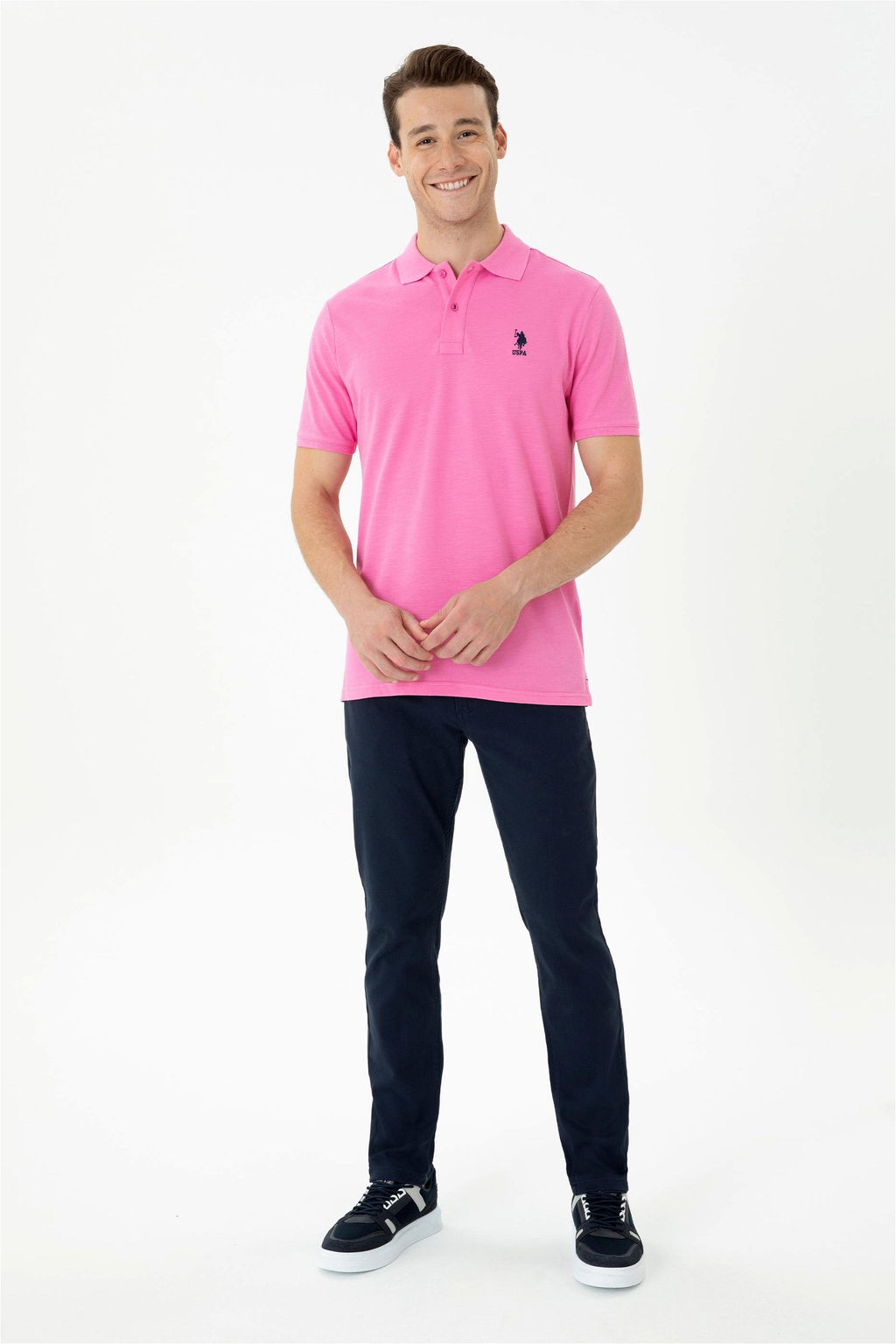 U. S. Polo Assn Мужские темно-синие брюки из плотной ткани - U.s. polo assn фото 8