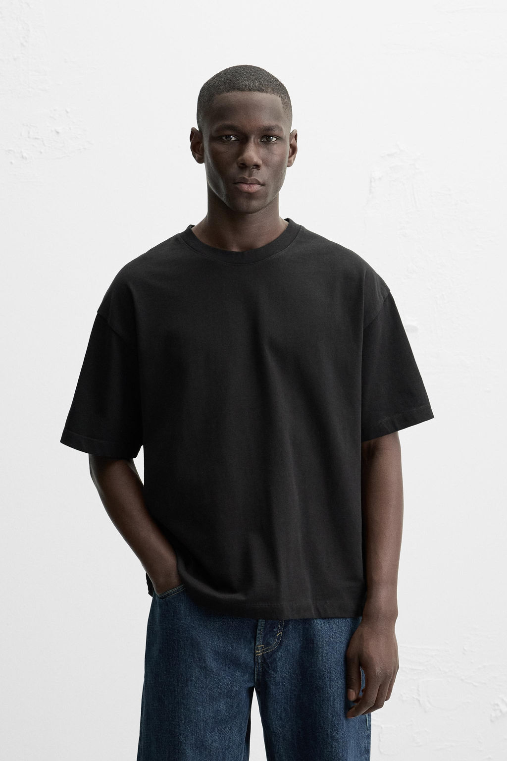 BASIC HEAVYWEIGHT T-SHIRT - Zara фото 2