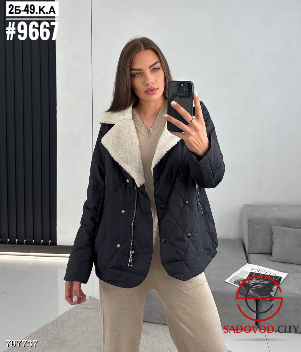 куртка осенняя наполнитель холлофайбер - Bruno фото 3