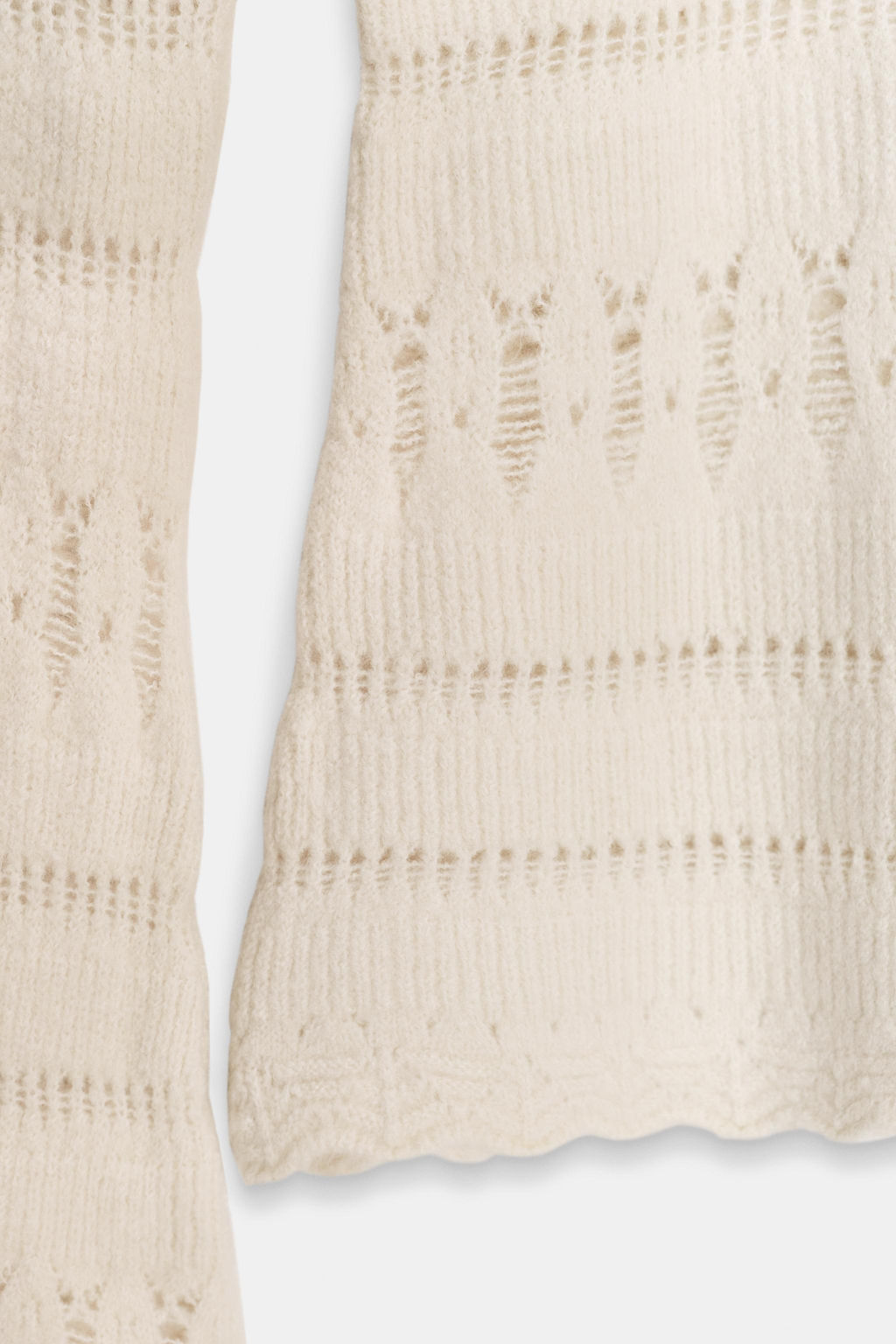 OPENWORK OFF-THE-SHOULDER JUMPER - Zara фото 7