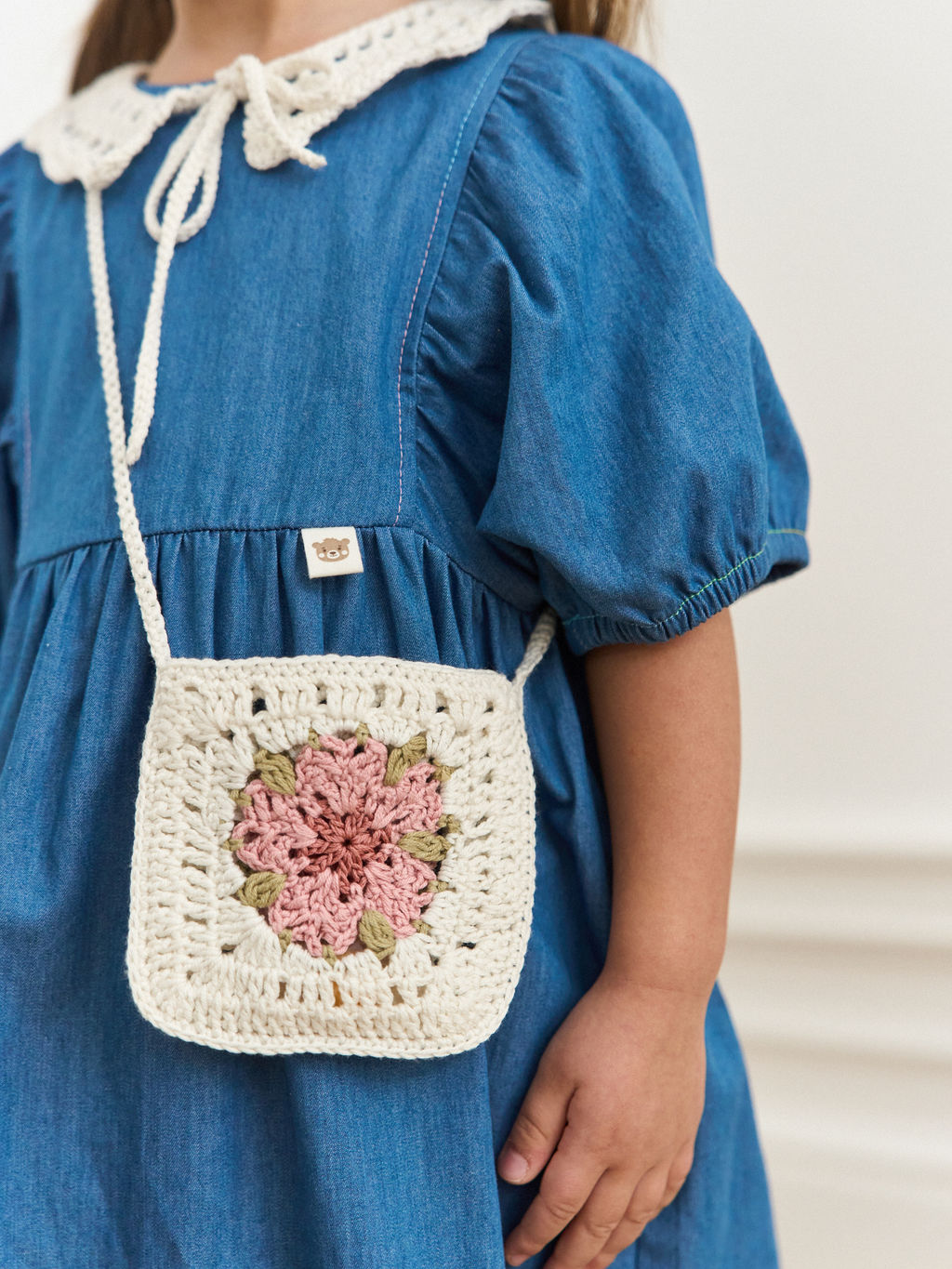 Сумка вязаная Пион 0+