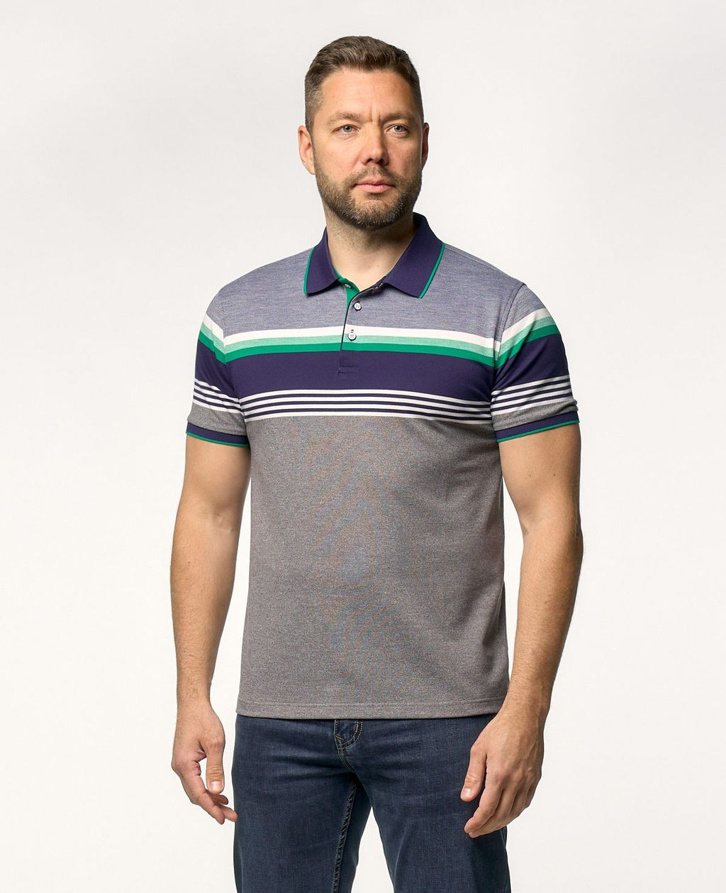 Поло MAK ws23648, Серый