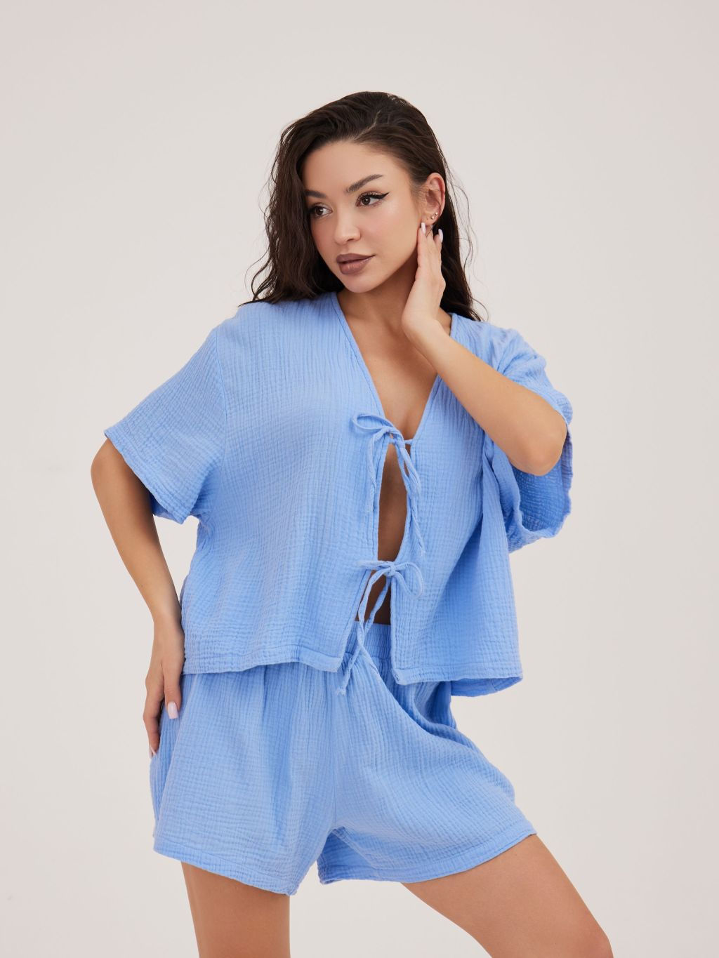 Пижама жен. Averona голубой