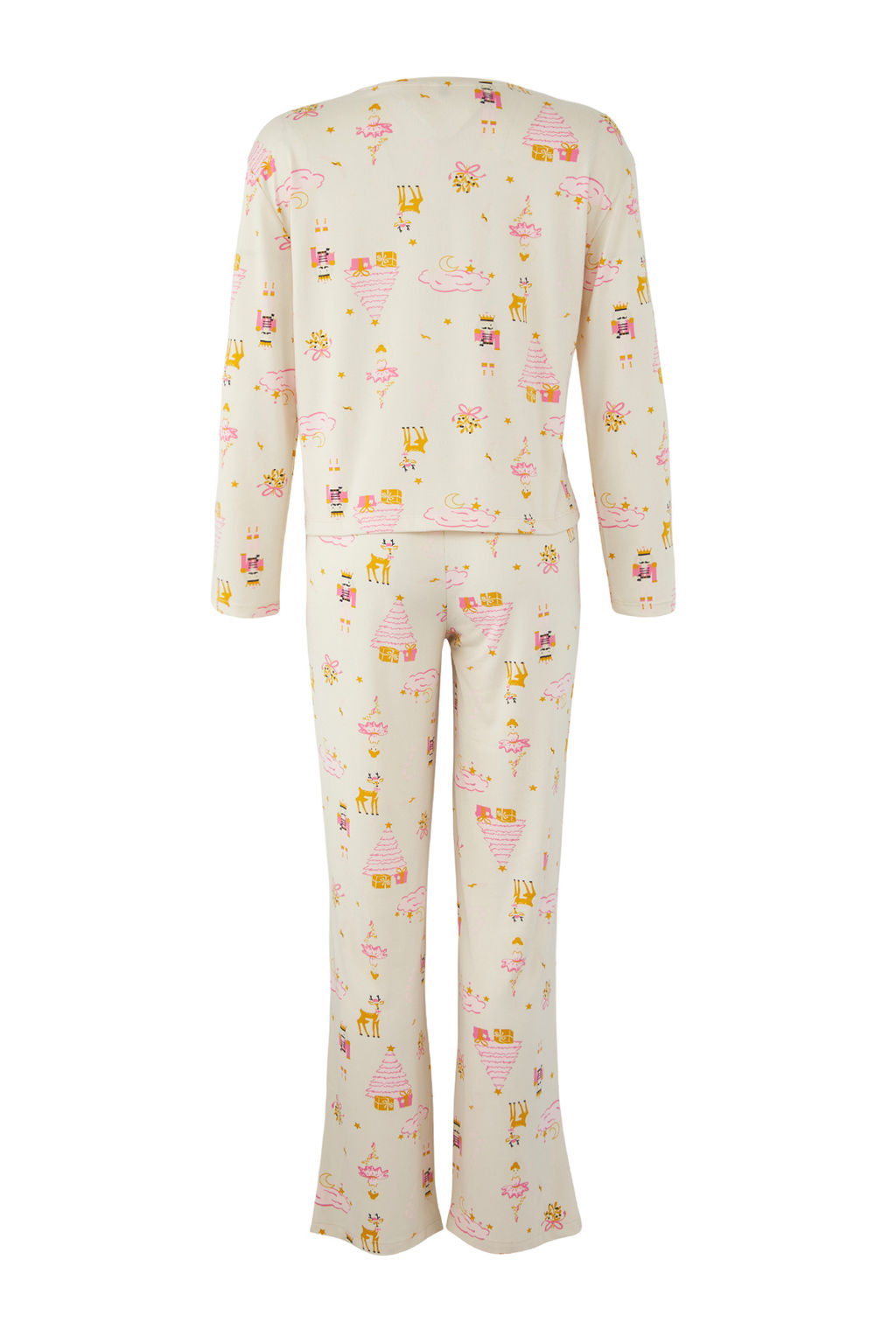 Ekru Y?lbas? Suprem Orme Pijama Tak?m? THMAW26PT00054 - Trendyolmilla фото 6