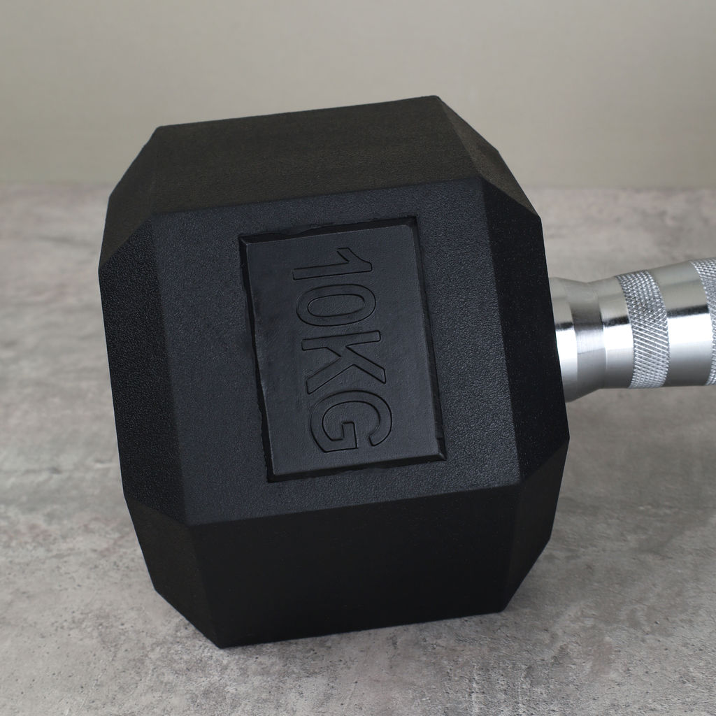 Гантель гексагональная Woohooo Pump / WP-10B / 10 кг / черный / уп2 - ГалеонТрейд фото 2