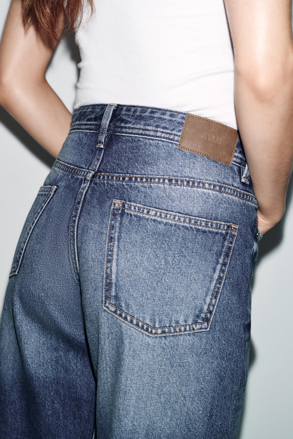 JEANS Z1975 STRAIGHT LOW-RISE - Zara фото 6