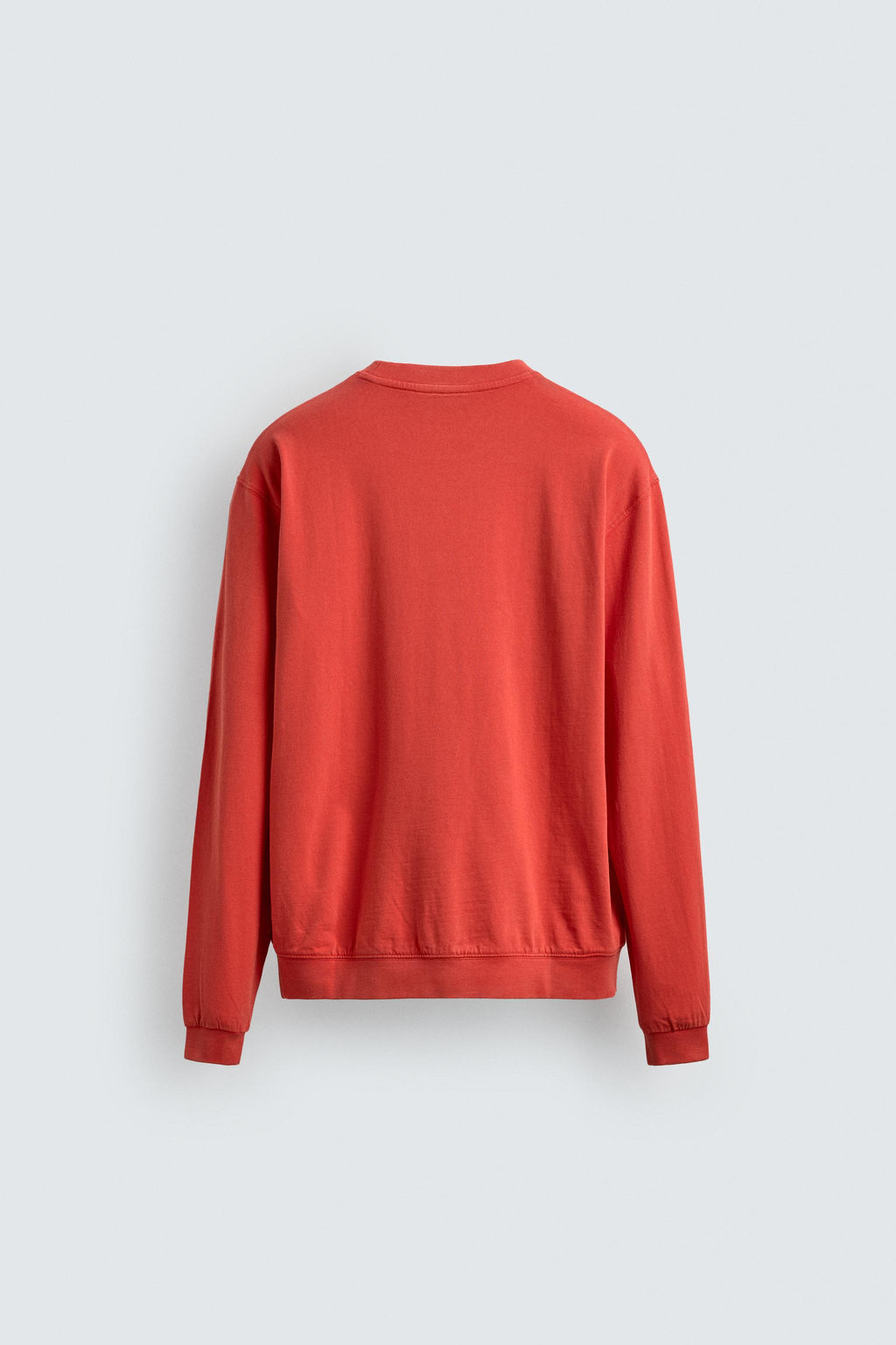 SUDADERA CREWNECK LAVADO / Rojo / Naranja - Zara фото 6