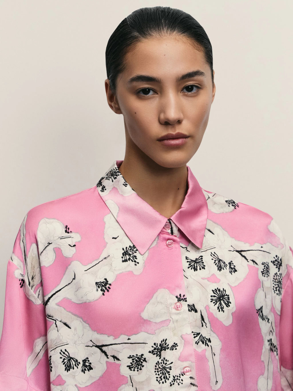 Блузка из вискозы с цветочным принтом / Zarina  фото 6