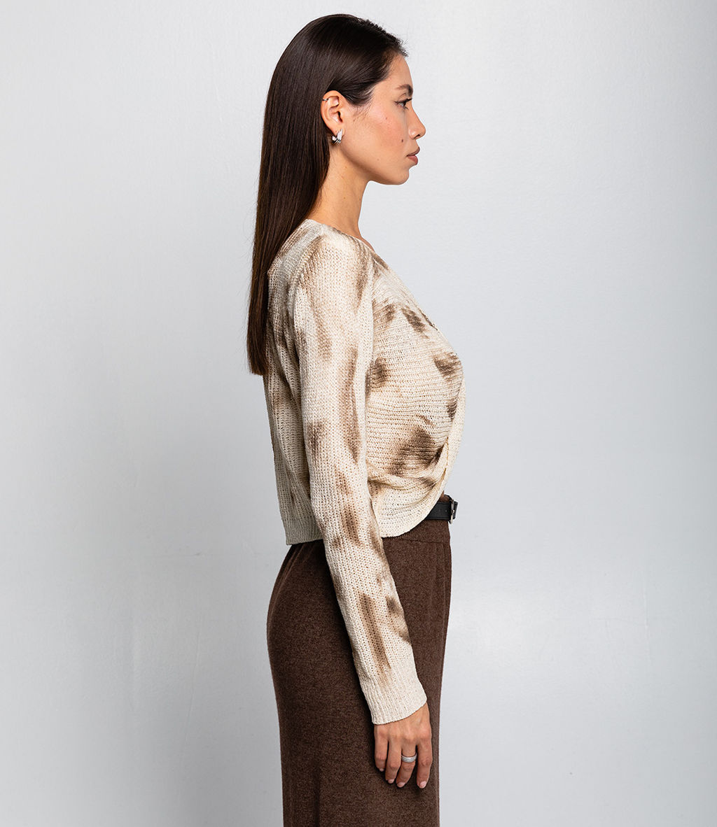 Джемпер #КТ1143, бежевый - Dommod фото 2