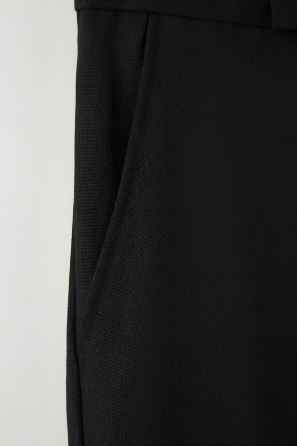 Siyah Erkek Yeni Italyan Kesim Kumas Pantolon TMNAW26PL00016 - Trendyolmilla фото 5