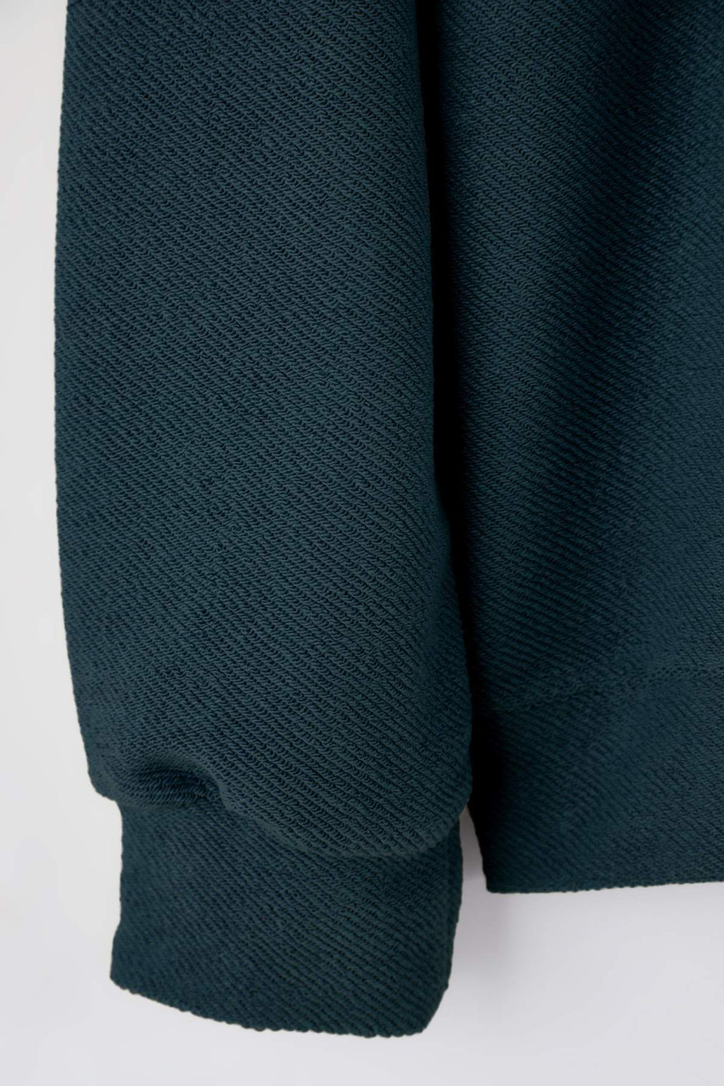 Yesil Yeni Oversize/Genis Kesim Polo Yaka Kal?n C?tc?tl? Sweatshirt TMNAW26SW00051 - Trendyolmilla фото 2
