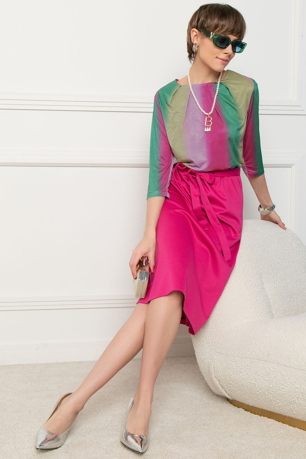 Платье Bellovera 66П4964 фуксия