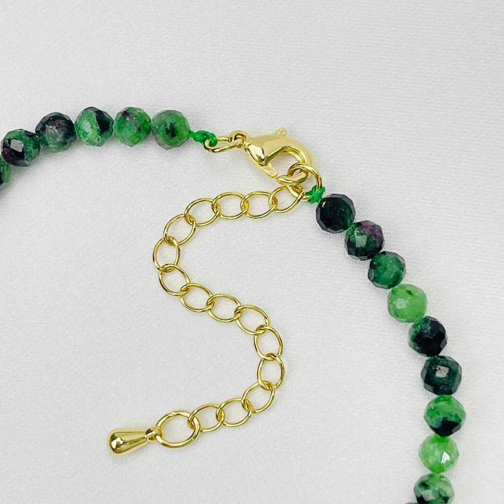 Браслет из Цоизита с Рубином - Радуга самоцветов фото 4