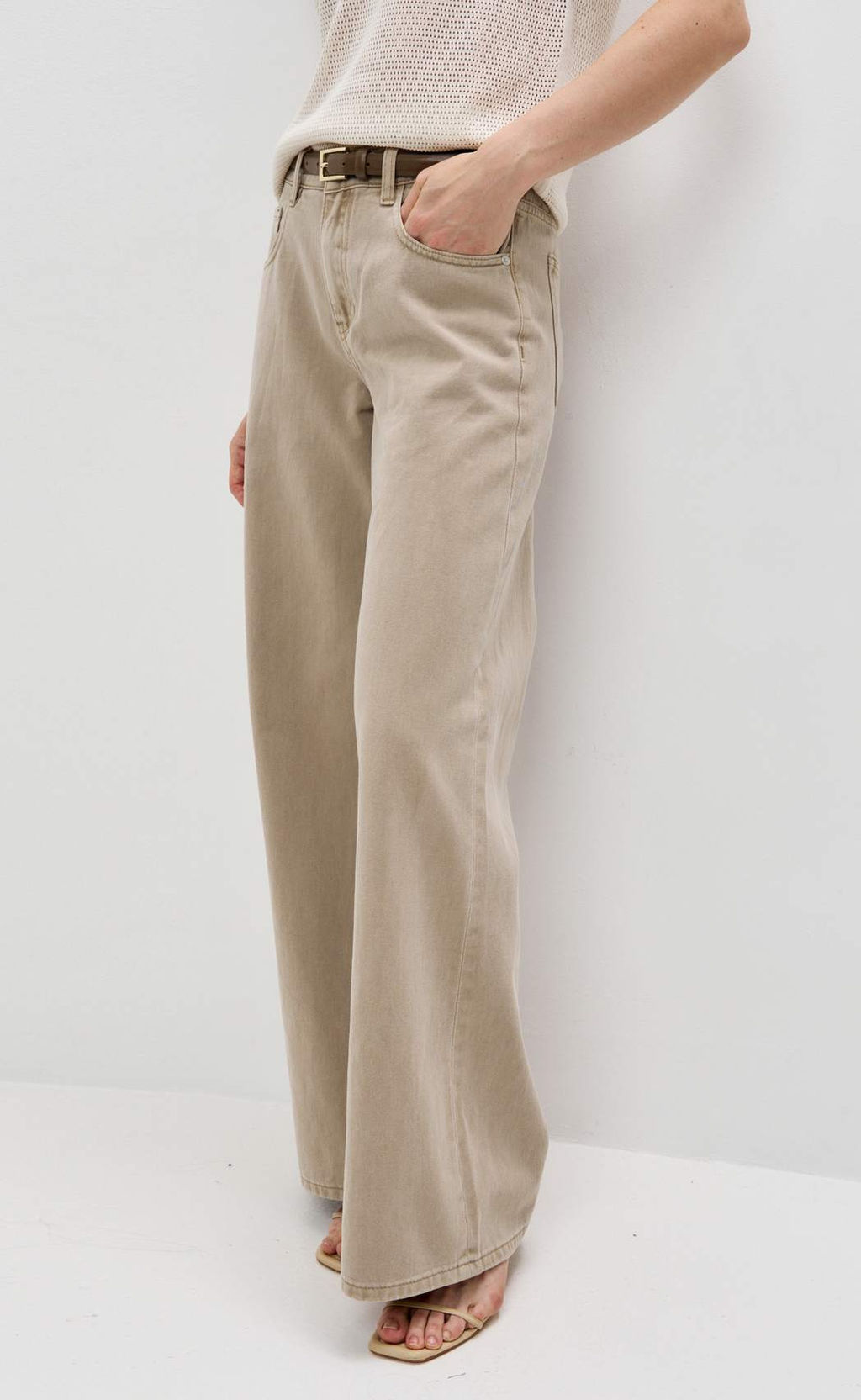 Джинсы Primm P612-0164 светло-бежевый хлопок  фото 7