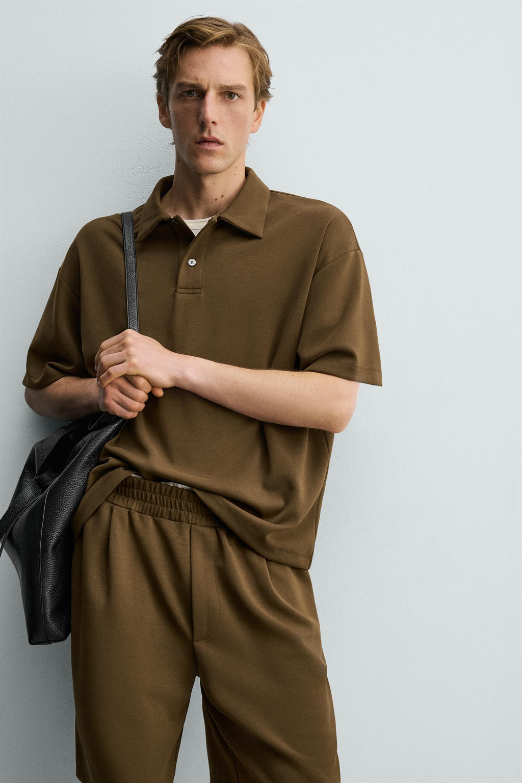 POLO RELAXED FIT SOFT / Marr?n - Zara фото 5