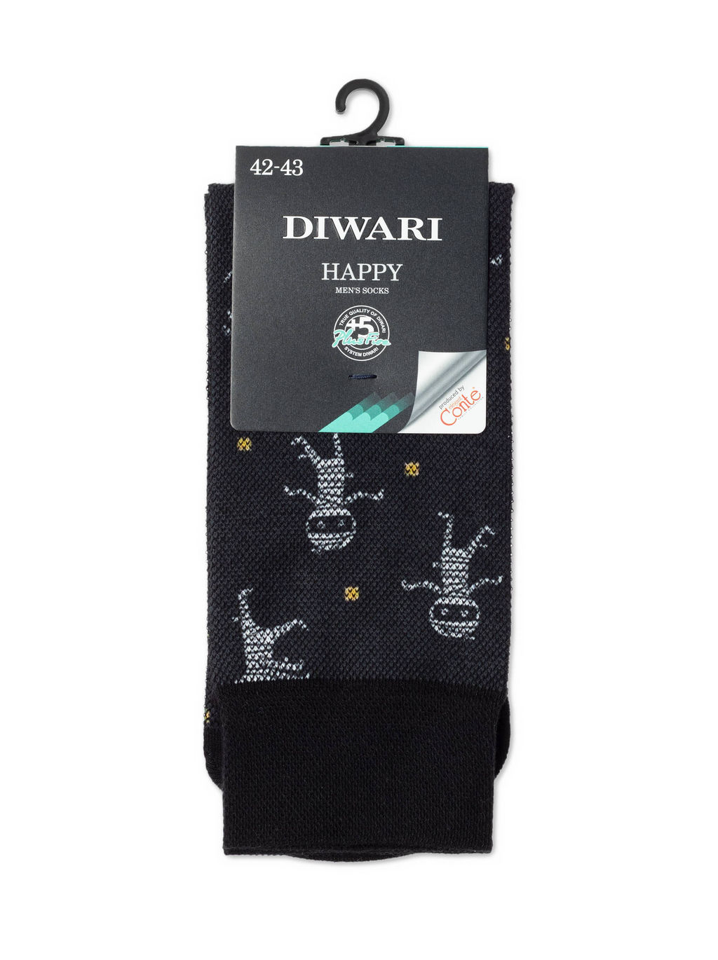 Цена за 2 пары. Носки мужские DIWARI Носки с печатными рисунками HAPPY - Conte elegant фото 2
