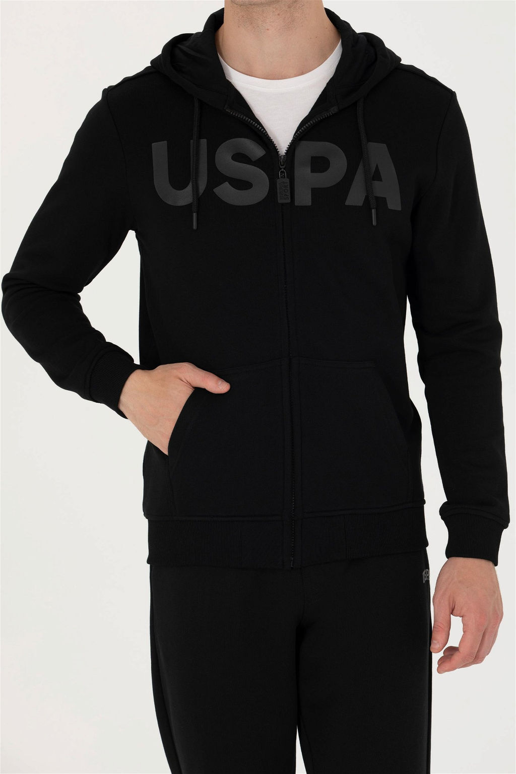 U. S. Polo Assn / Мужской черный свитшот - U.s. polo assn фото 13