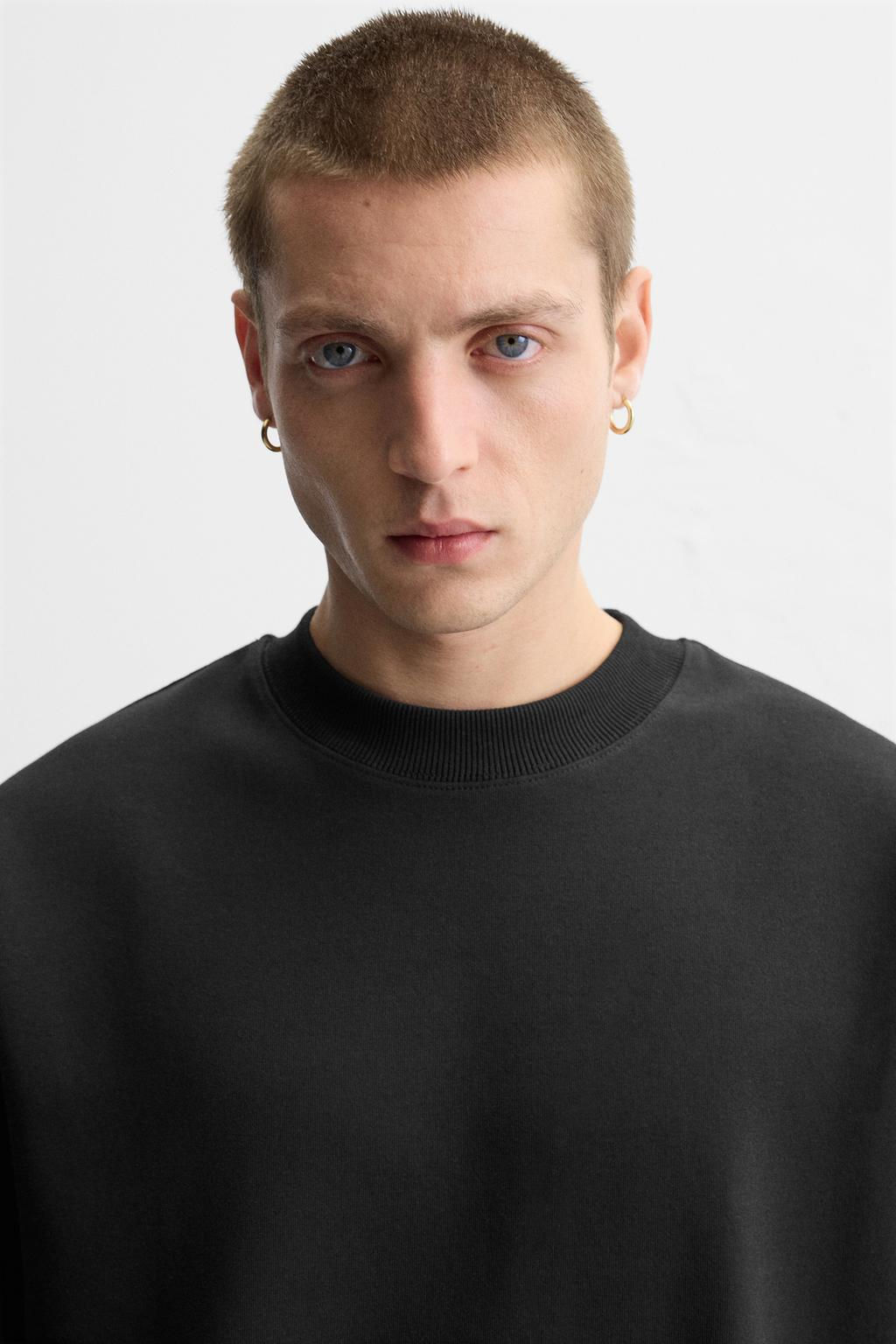 INTERLOCK TEXTURED SWEATSHIRT - Zara фото 5