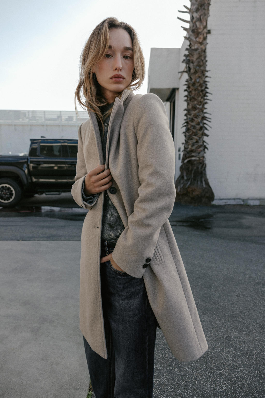 ABRIGO HOMBRERAS SOFT / Tostado - Zara фото 6