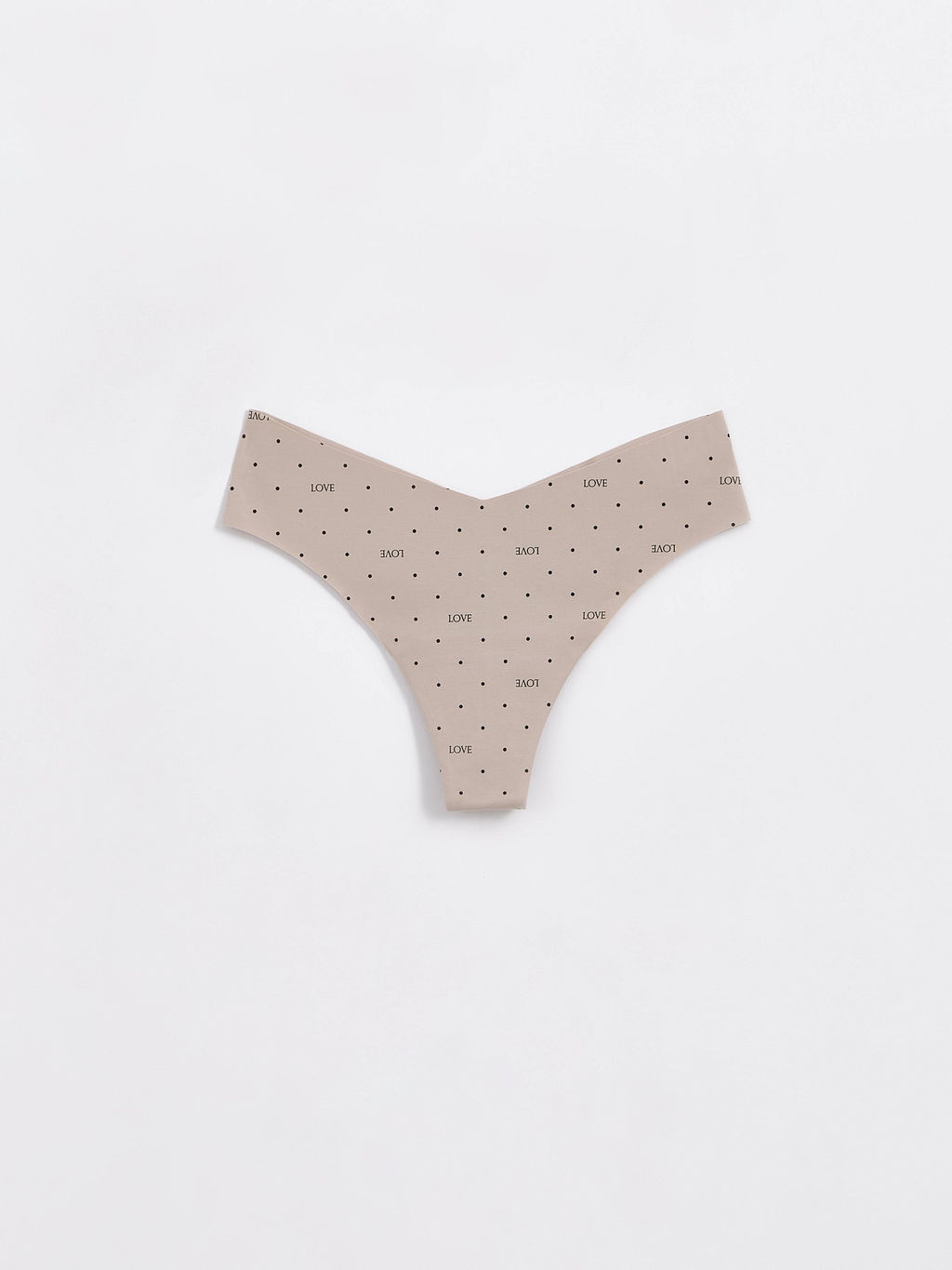 CONTE Бесшовные трусы бразилиана с V-образной линией талии INVISIBLE LBR 1226 cappuccino-black - Conte elegant фото 3