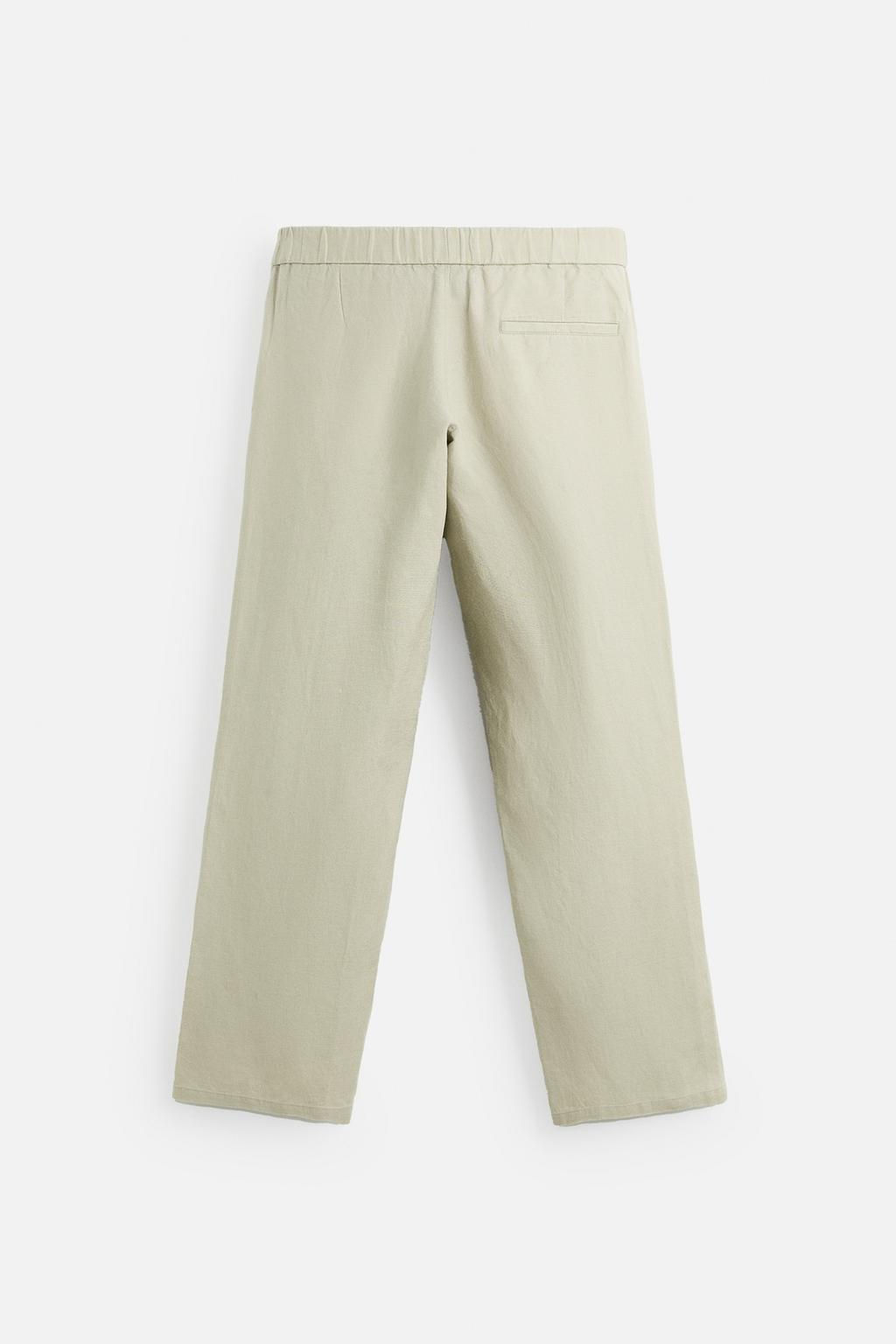 100% LINEN TROUSERS - Zara фото 8