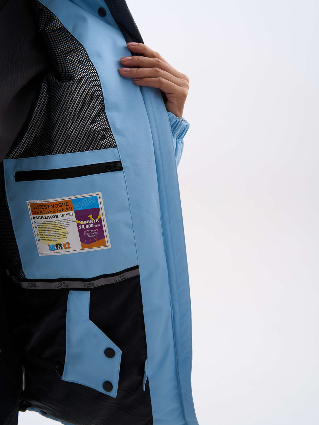 T3442-5 Куртка зимняя парка с капюшоном удлиненная - Strobbs фото 4