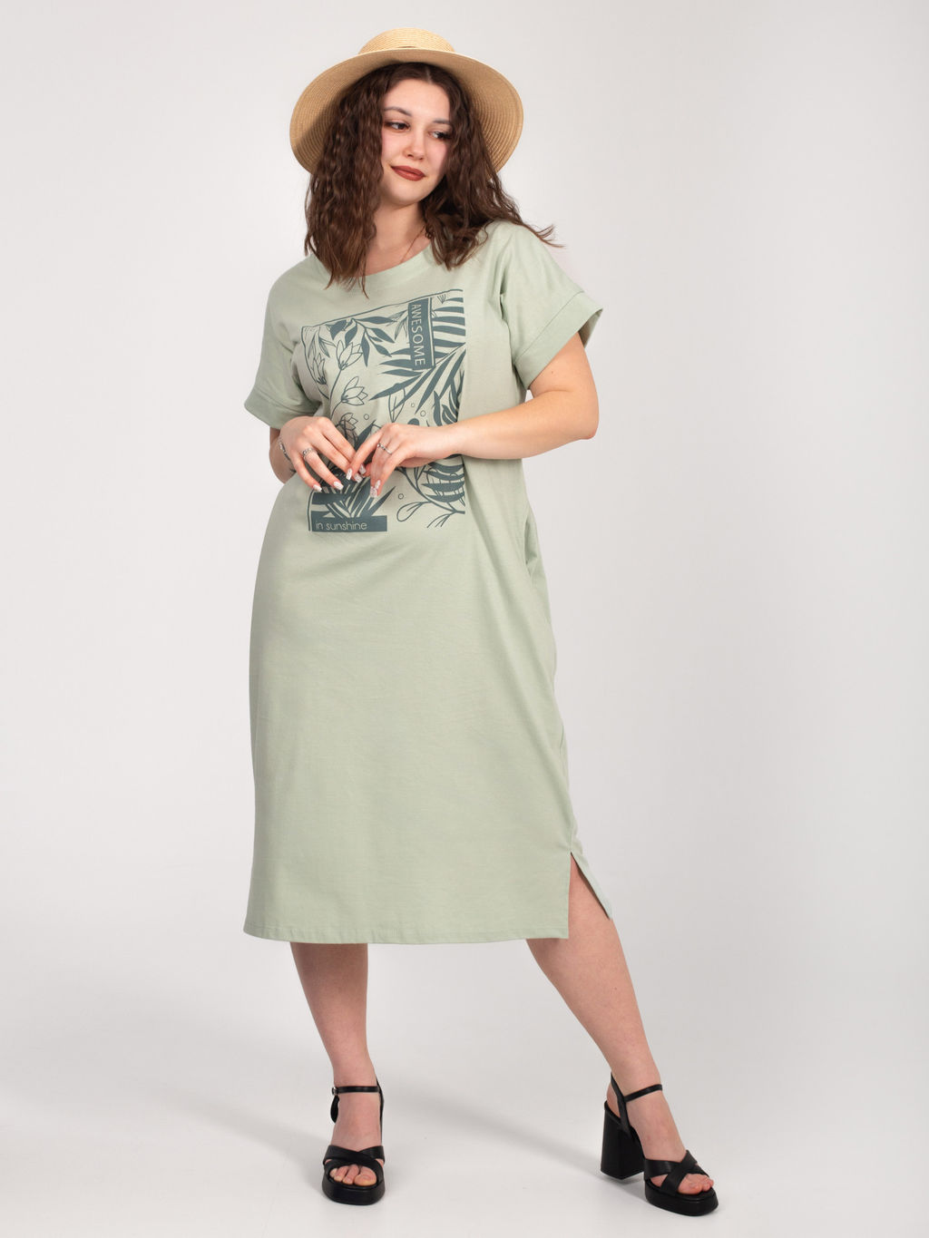 Платье женское кулирка "ГАРМОНИЯ" ШАЛФЕЙ